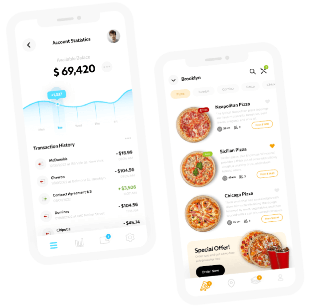 Mobile apps design